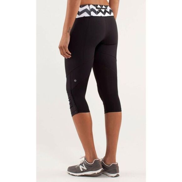 LULULEMON ATHLETICA Run For Your Life Crop Size 10 - Picture 2 of 10